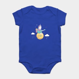 Unicorn guitar player Baby Bodysuit